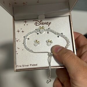 Disney Kids Bracelet and Earring Set